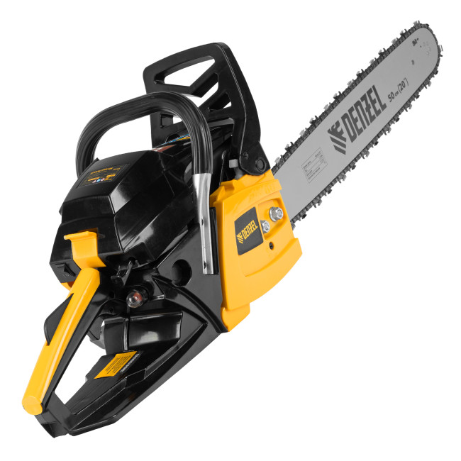 Пила цепная бензиновая DGS-5820, шина 50 см, 58 см3, 4.1 л.с, шаг 0.325, паз 1.5 мм, 76 звеньев Denzel в Новосибирске