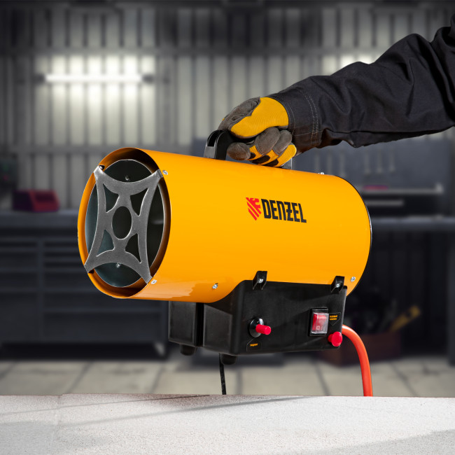 Газовая тепловая пушка GHG-15, 15 кВт, 500 м3/ч, пропан-бутан Denzel в Новосибирске Газовая тепловая пушка GHG-15, 15 кВт, 500 м3/ч, пропан-бутан Denzel в Новосибирске