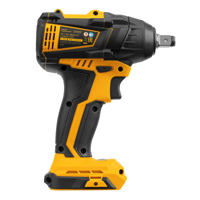 Гайковерт ударный аккумуляторный бесщет CIW-IB-300-0, Li-ion, 18В, 300Нм Denzel в Новосибирске