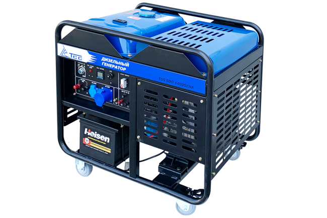 Дизель генератор TSS SDG 14000EHA в кожухе МК-3.1 в Новосибирске