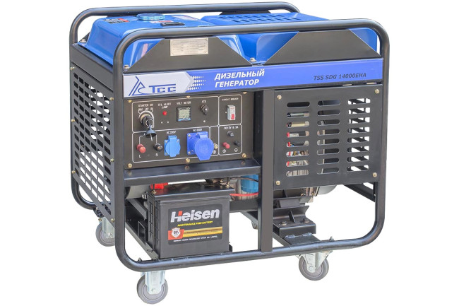 Дизель генератор TSS SDG 14000EHA в кожухе МК-3.1 в Новосибирске