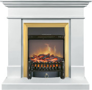 Каминокомплект California SFT (Разборный) - Белый с очагом Fobos FX M Brass Каминокомплект California SFT (Разборный) - Белый с очагом Fobos FX M Brass