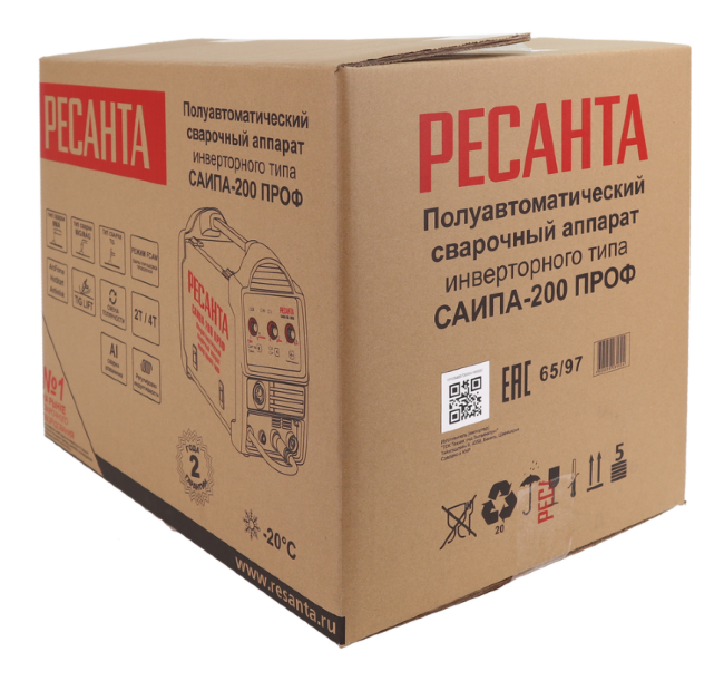 Сварочный полуавтомат Ресанта САИПА-200ПРОФ (MIG/MAG) в Новосибирске