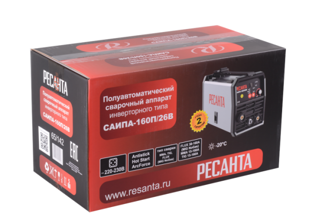 Сварочный полуавтомат Ресанта САИПА-160П/26В в Новосибирске