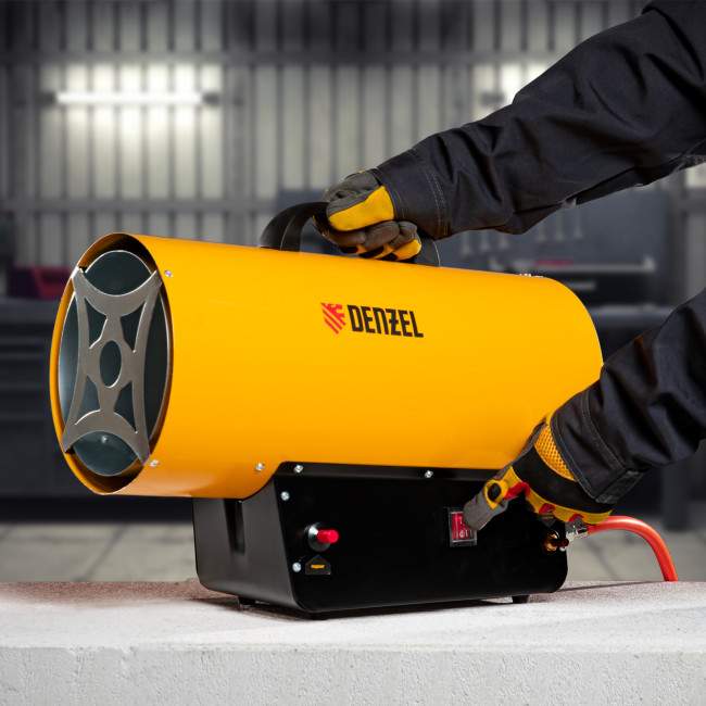 Газовая тепловая пушка GHG-30, 30 кВт, 900 м3/ч, пропан-бутан Denzel в Новосибирске Газовая тепловая пушка GHG-30, 30 кВт, 900 м3/ч, пропан-бутан Denzel в Новосибирске