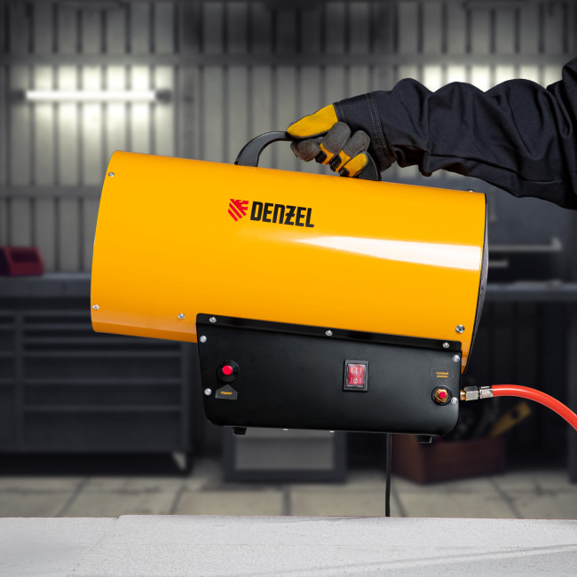 Газовая тепловая пушка GHG-30, 30 кВт, 900 м3/ч, пропан-бутан Denzel в Новосибирске Газовая тепловая пушка GHG-30, 30 кВт, 900 м3/ч, пропан-бутан Denzel в Новосибирске