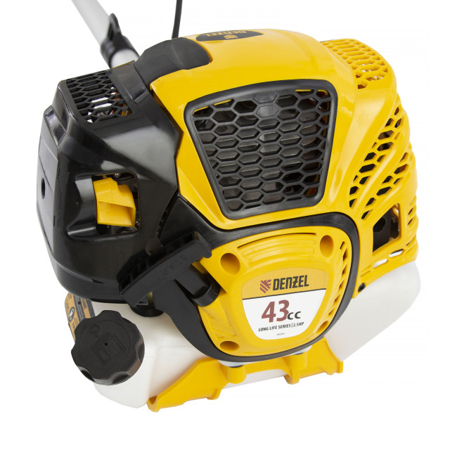 Триммер бензиновый DTL-43S, 43 см3, разъемная штанга, состоит из 2 частей Denzel в Новосибирске