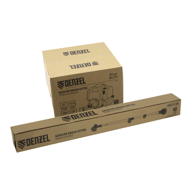 Триммер бензиновый DTL-43S, 43 см3, разъемная штанга, состоит из 2 частей Denzel в Новосибирске