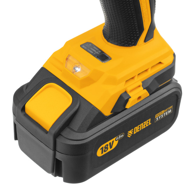 Винтоверт ударный аккумуляторный бесщет CID-IB-200 18В Li-Ion Denzel в Новосибирске